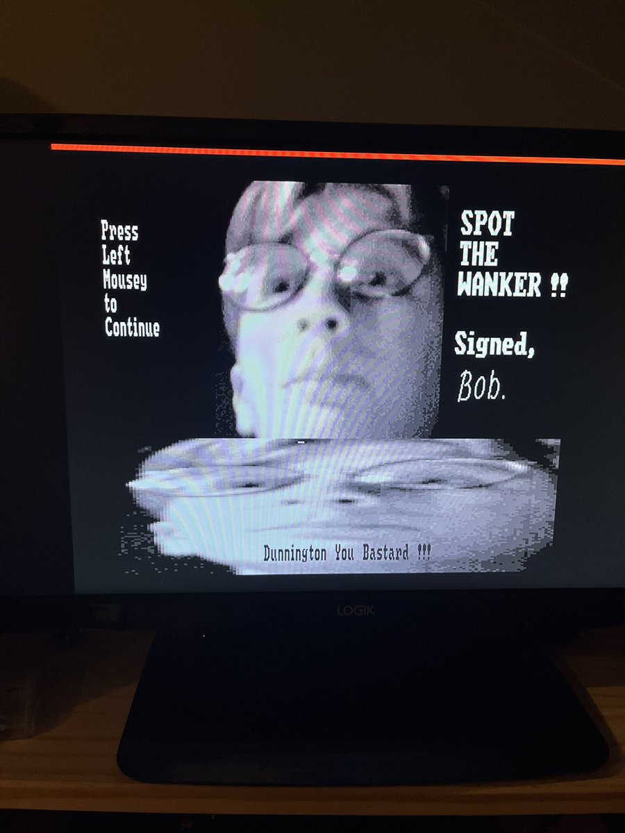 Who lives finding random things on old disks? 
This greeted me last night whilst testing some disks that came with our recent Amiga 1500 purchase 😂
