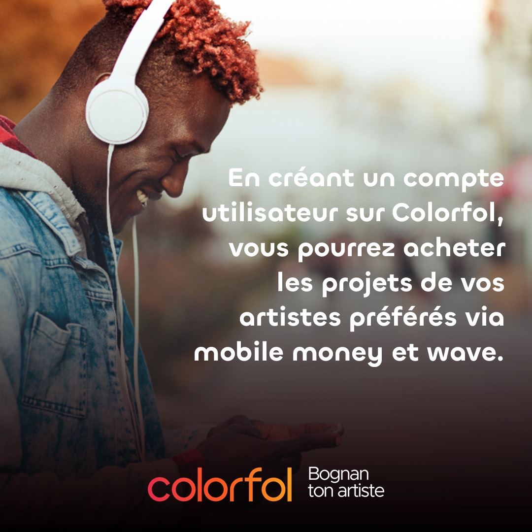 ColorfolAppCI's tweet photo. Nouvelle mise à jour disponible ! 
Rejoins Colorfol et soutiens tes artistes préférés tout en découvrant des exclusivités musicales 100% ivoiriennes. Télécharge l’appli maintenant !
📱https://t.co/NkZWcMQ1dE

#colorfolappci #Bognantonartiste https://t.co/JUpCBoWv4P