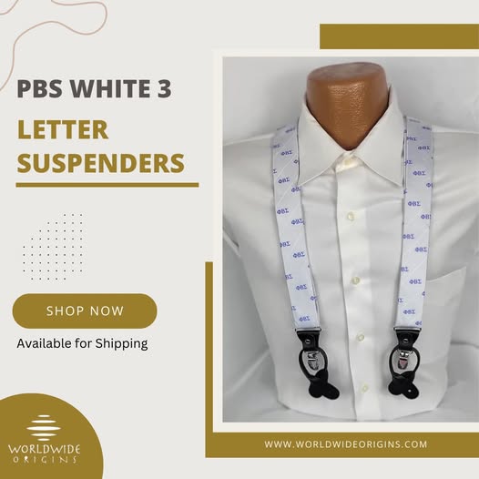 WorldwideOrigi1's tweet photo. 💎 Complete your look with PBS White 3-Letter Suspenders!
✨ Sleek, iconic, &amp; comfy – the perfect blend of class &amp; style.
👉 Shop now: https://t.co/k3DxzNPX58
.
.
.
.
#PBSStyle #PBSWhite3LetterSuspenders #WorldWideOrigins https://t.co/KaXmWObZ8y