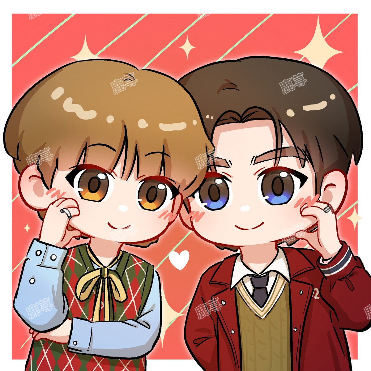 LLLuxun's tweet photo. The loveliest couple🐺😽
@CwrNew @zee_pruk 
#ZeeNuNew #ZonZon #ZeePruk #Nunew #Fanarts https://t.co/0gCqlWuuWu