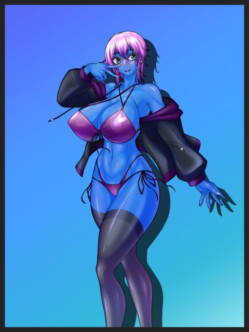 #おっぱいのでかい絵を描くのでフォローしてくださいむしろでけぇのとぴっちりスーツしか描いてない気もする 