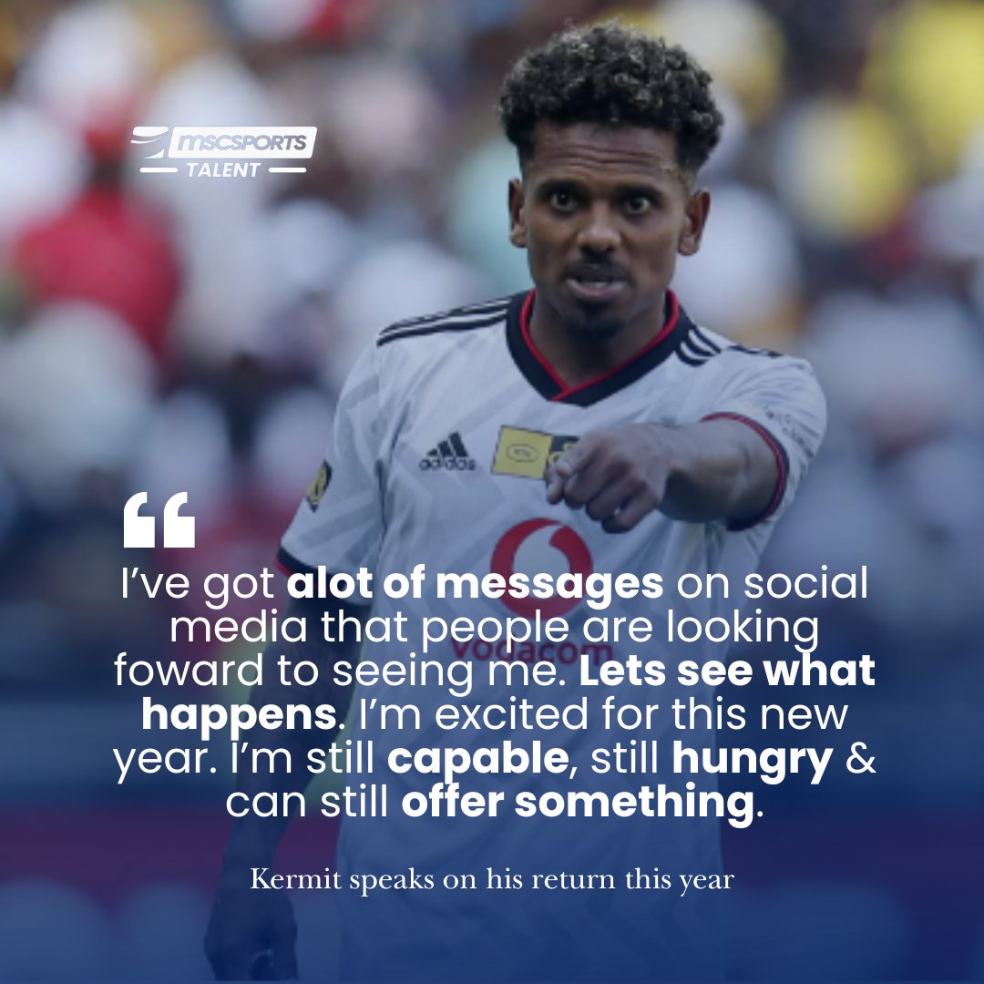 MscsportsTalent's tweet image. 🎙️ 'I’m still capable and hungry!' – Kermit Erasmus 🔥⚽

Excited, motivated, and ready to prove himself again on the pitch.
Where do you see him playing? 👀

Full interview - @soccerbeatza

#KermitErasmus #PassionForTheGame #Mscsportstalent