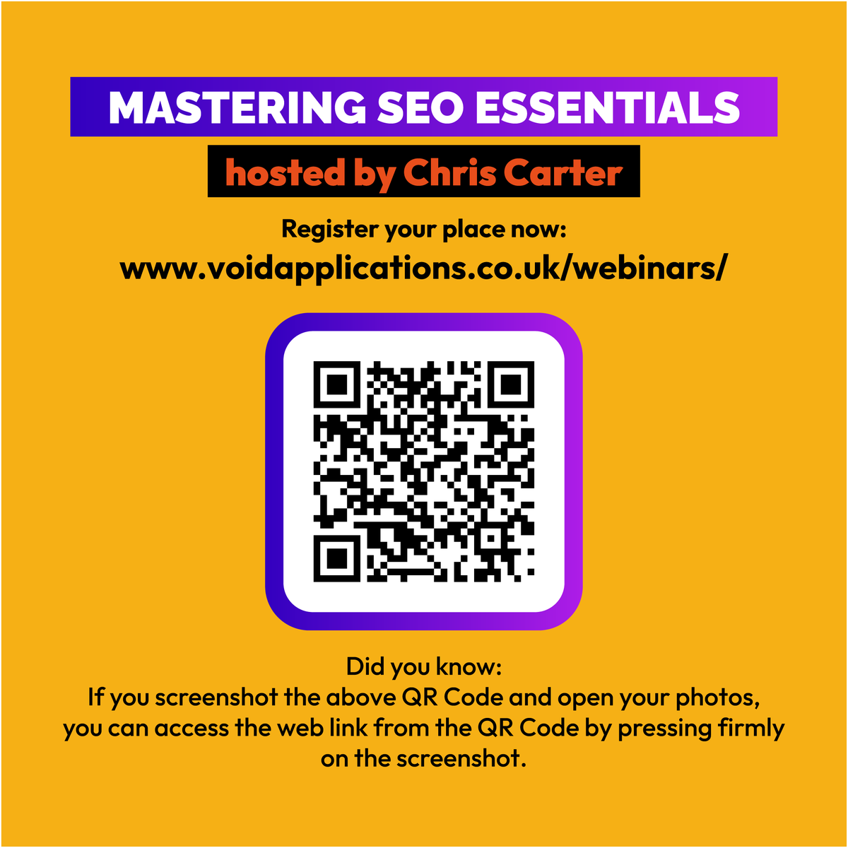 VOiD Applications tweet media