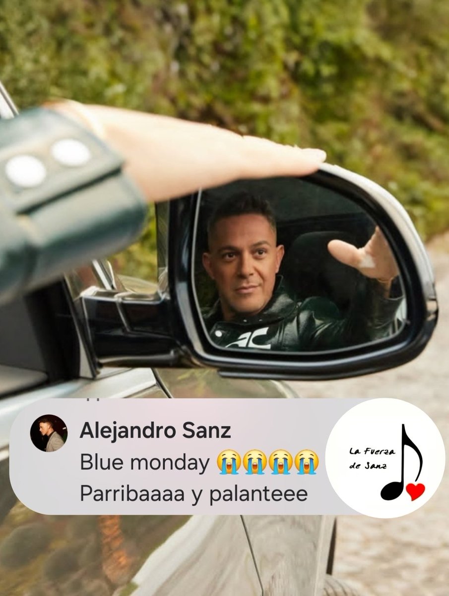 Blue monday 😭😭😭😭 
Parribaaaa y palanteee
<a href="/AlejandroSanz/">Alejandro Sanz</a> vía WhatsApp 

#AlejandroSanz #HoyNoMeSientoBien 
#BlueMonday 
#LaFuerzaDeSanz 🇦🇷
