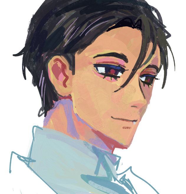 「testing new brush randomly suddenly boom」|mani 🧸 COMM OTWのイラスト