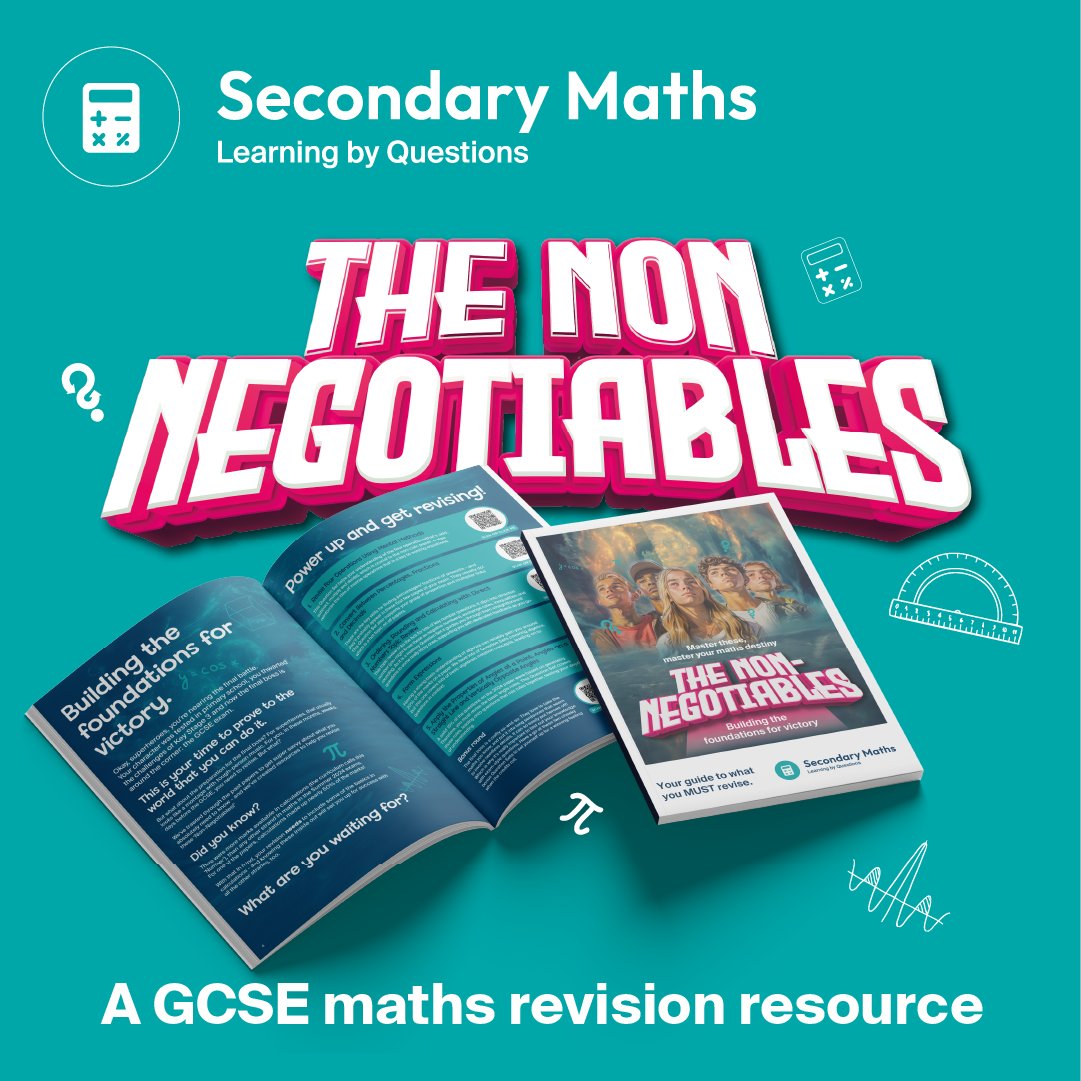 LbQMaths's tweet image. 🌟 Have you got your hands on our FREE GCSE revision guide yet? 

✅ Designed using insights from recent GCSE papers.
✅ Links to interactive revision resources.
✅ Tailored for Foundation, Crossover, and Higher students.

🔗 mailchi.mp/lbq.org/non-ne…

#LbQMaths #mathscpdchat