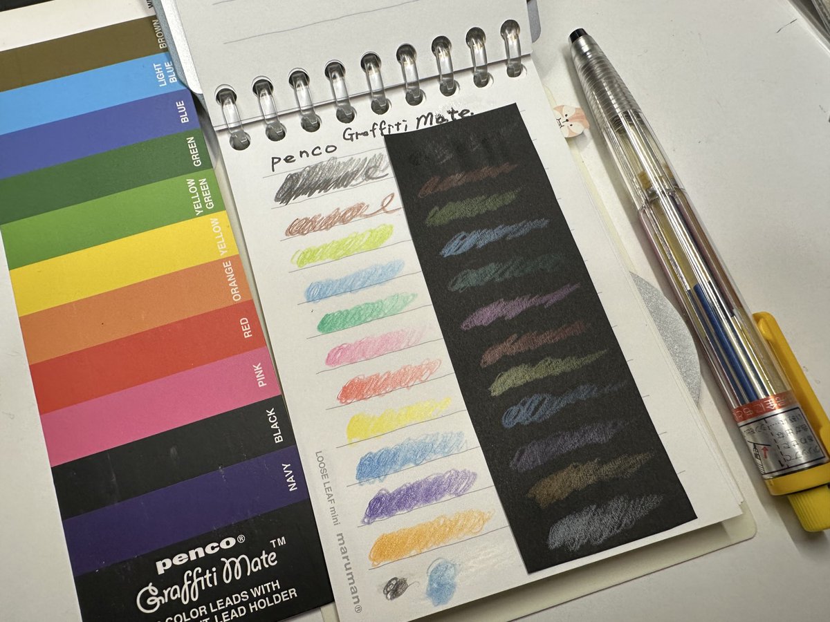 akiurara_night's tweet photo. #penco のカラーチャート
マルチ8の12色使い
文具オタクはメーカー推奨通りに使わないので困ります😤
ついつい
性能の限界まで能力をつかってこそ!
と思い込んでしまう😣
マルチ8の12色使い。
#ぺんてる⠀
#アートマルチエイト⠀
#マルチ8⠀
#マルチエイト⠀
#ArtMulti8⠀
#Multi8 https://t.co/wKIIHr0kNs