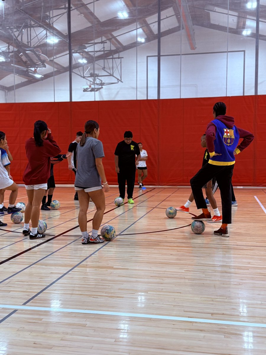 TCSolFutsal's tweet photo. 🌟 SOL Sundays 5 Recap 🌟
Our youngest & HS groups focused on the transition phase of play , while MNUFC’s Scott Macleod led a dynamic session for the middle group. Thx, Coach Scott!
2 sessions left before #TCwintersolstice 3v3 on 2/17! ⚽
#SOLSundays #TCsolfutsal https://t.co/PgwJ8QVWEk