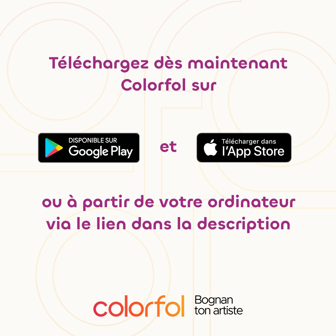 ColorfolAppCI's tweet photo. Rejoins Colorfol, télécharge l’appli maintenant !
📱https://t.co/NkZWcMQ1dE

#colorfolappci #Bognantonartiste https://t.co/b5Wh9CVNVF