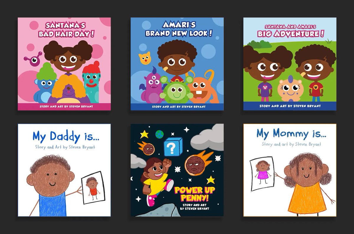 sbdesignworks's tweet image. It might be time to add to my childrens story book collection! Feels like ages since I released a book…Time to get to work! 📚✏️💪🏾