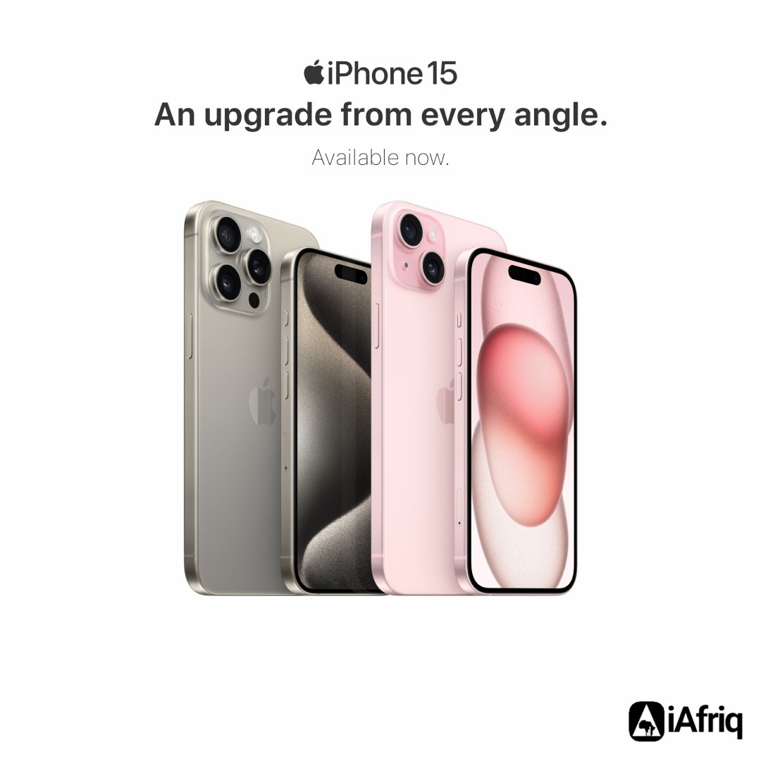 🚀 Experience the Future with iPhone 15 at iAfriq!
Upgrade your style, speed, and performance. Shop now!
 #iPhone15 
#iAfriq 
#TechTrends
#iphone15 
#AppleLovers