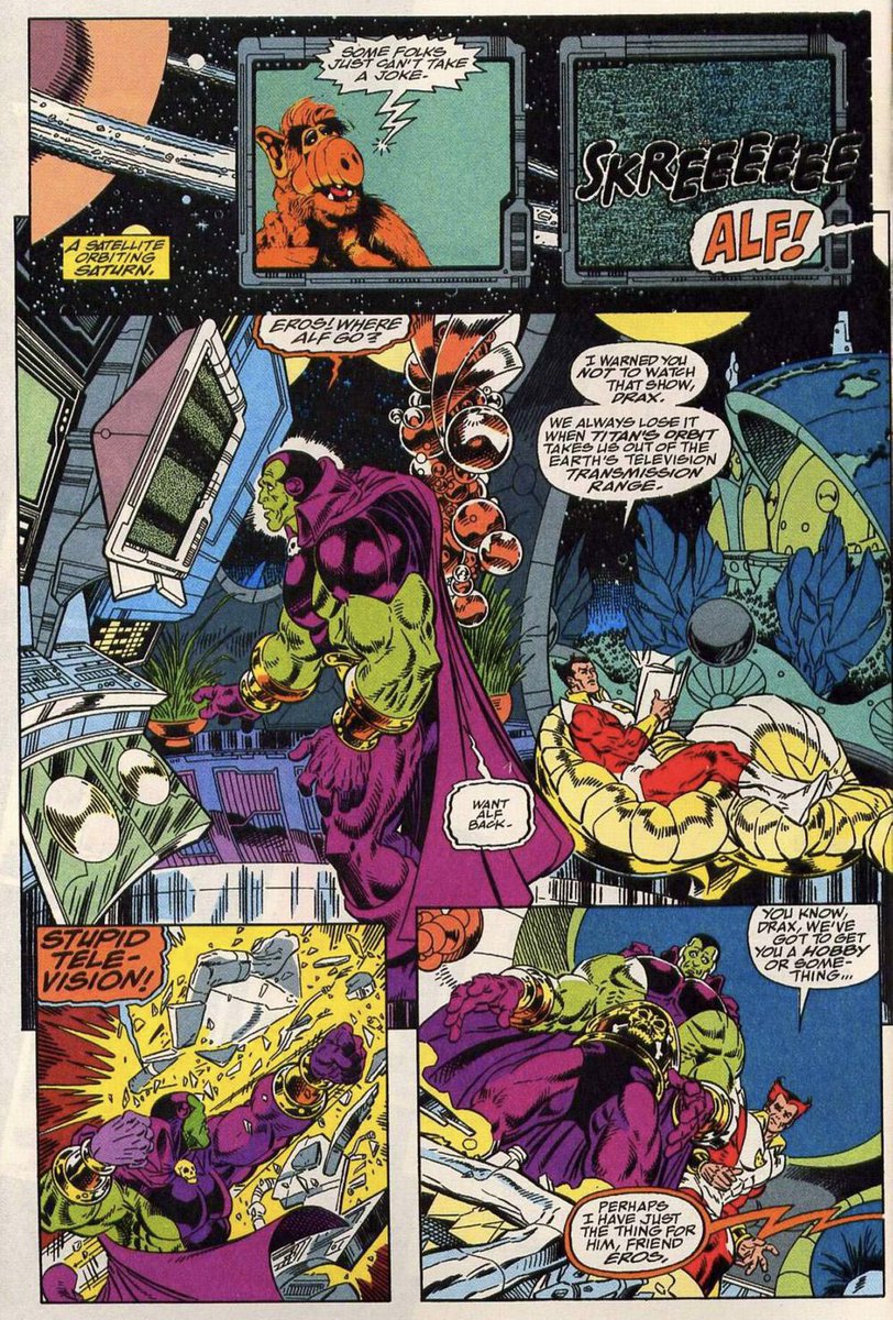 dano_cosmic's tweet photo. Perfect to put in a Marvel Legends display with Drax…
✨
Warlock and the Infinity Watch #2 (Vol. 1, 1992)
✨
W-#JimStarlin,A-#AngelMedina,I-#TerryAustin,C-#IanLaughlin,L-#JackMorelli
✨
#Marvel MarvelComics #MarvelCosmic https://t.co/XWsVDAs3Wv