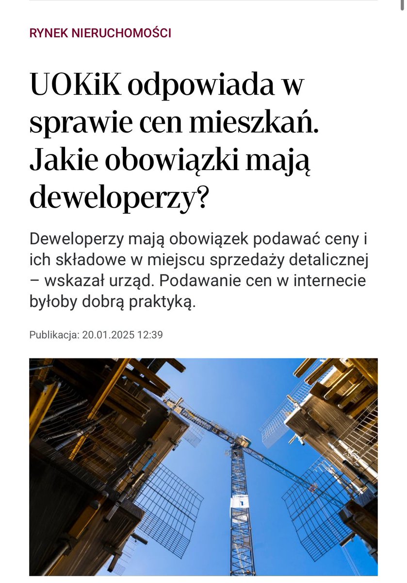 PZFD_'s tweet photo. #CenyMieszkan 

🎙️Deweloperzy mają obowiązek podawać ceny i ich składowe w miejscu sprzedaży detalicznej – wskazał @UOKiKgovPL Podawanie cen w internecie byłoby dobrą praktyką. 

💡#PZFD wydał w tym zakresie rekomendacje dla firm członkowskich. 

Więcej w materiale @rzeczpospolita 📑
https://t.co/ZZV507jzo0
_____________
#ryneknieruchomosci