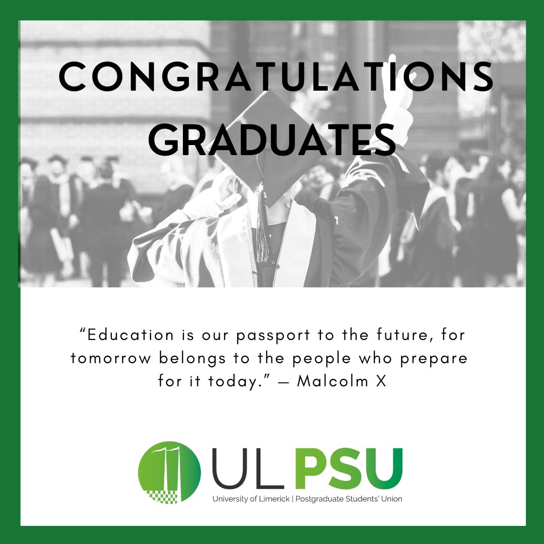 ULPSU (@ulpsu) on Twitter photo Congratulations to this week’s <a href="/UL/">University Of Limerick</a> graduates! Your hard work and dedication have led to this well-deserved achievement. Celebrate your success, savour the moment, and embrace the exciting opportunities ahead. You’re ready to make your mark—well done!
<a href="/UL_GPS/">UL Graduate & Professional Studies</a> <a href="/DocCollegeUL/">University of Limerick Doctoral College</a> Congratulations to this week’s <a href="/UL/">University Of Limerick</a> graduates! Your hard work and dedication have led to this well-deserved achievement. Celebrate your success, savour the moment, and embrace the exciting opportunities ahead. You’re ready to make your mark—well done!
<a href="/UL_GPS/">UL Graduate & Professional Studies</a> <a href="/DocCollegeUL/">University of Limerick Doctoral College</a>