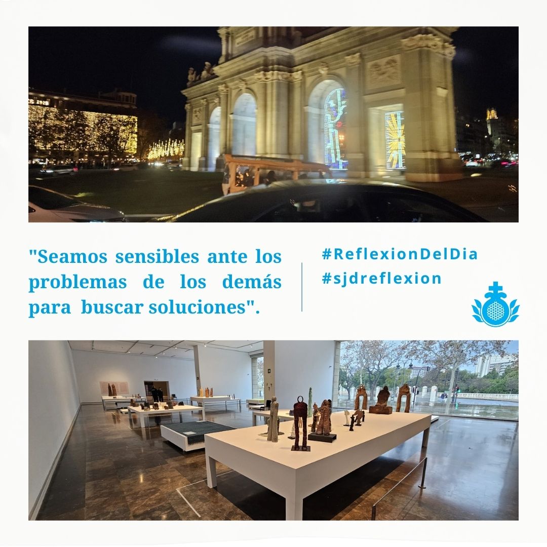 "Seamos sensibles ante los problemas de los demás para  buscar soluciones". 
#reflexiondeldia #sjdreflexion #lapazsjd #saludmental