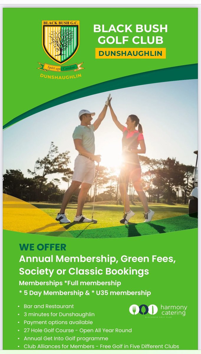 Black Bush Golf Club tweet media