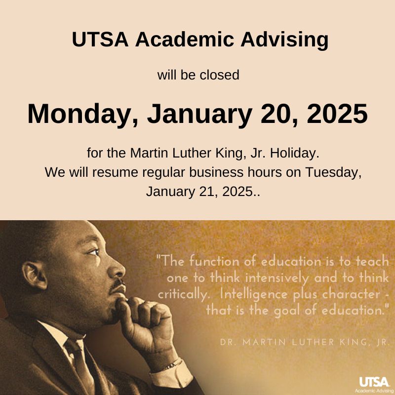 UTSA Advising tweet media