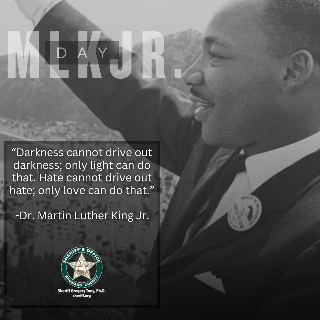 bsosherifftony's tweet photo. Today we honor the life and legacy of Dr. Martin Luther King Jr. https://t.co/1sdu3Pm4gL