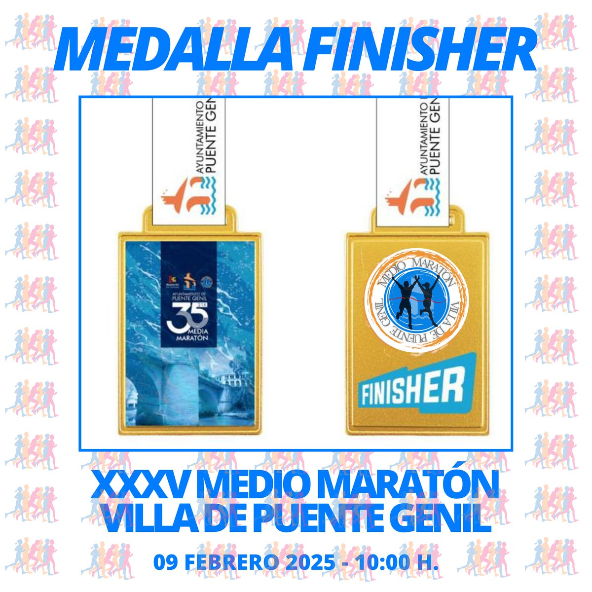 AytoPuenteGenil's tweet photo. 🏅¡Conoce la medalla finisher de esta edición!  Prepárate para superar tus límites en nuestro @mediamaratonpg. 🏃‍♀️🏃‍♂️
 
✔️¡Inscríbete ahora! https://t.co/epSDngjWK7

¡Cuélgatela tras pasar la línea de meta!
#MediaMaratón #PuenteGenil #Finisher2025 https://t.co/kquelZHaD1