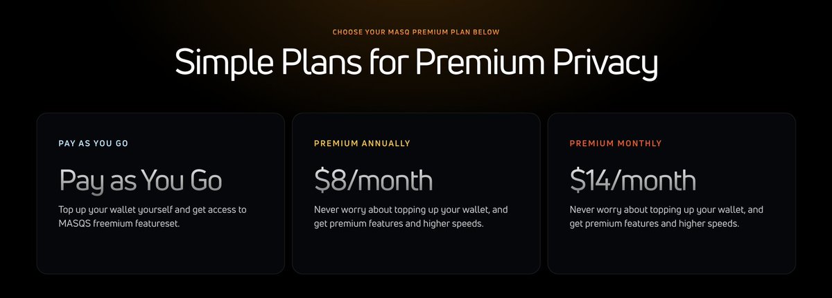 💡 Why pay with crypto?

⛷️ Instant payments
🌐 Global access
💼 No personal details disclosed

With MASQ Premium, your privacy-powered internet is just a crypto transaction away.

Join today:
masqbrowser.com/premium