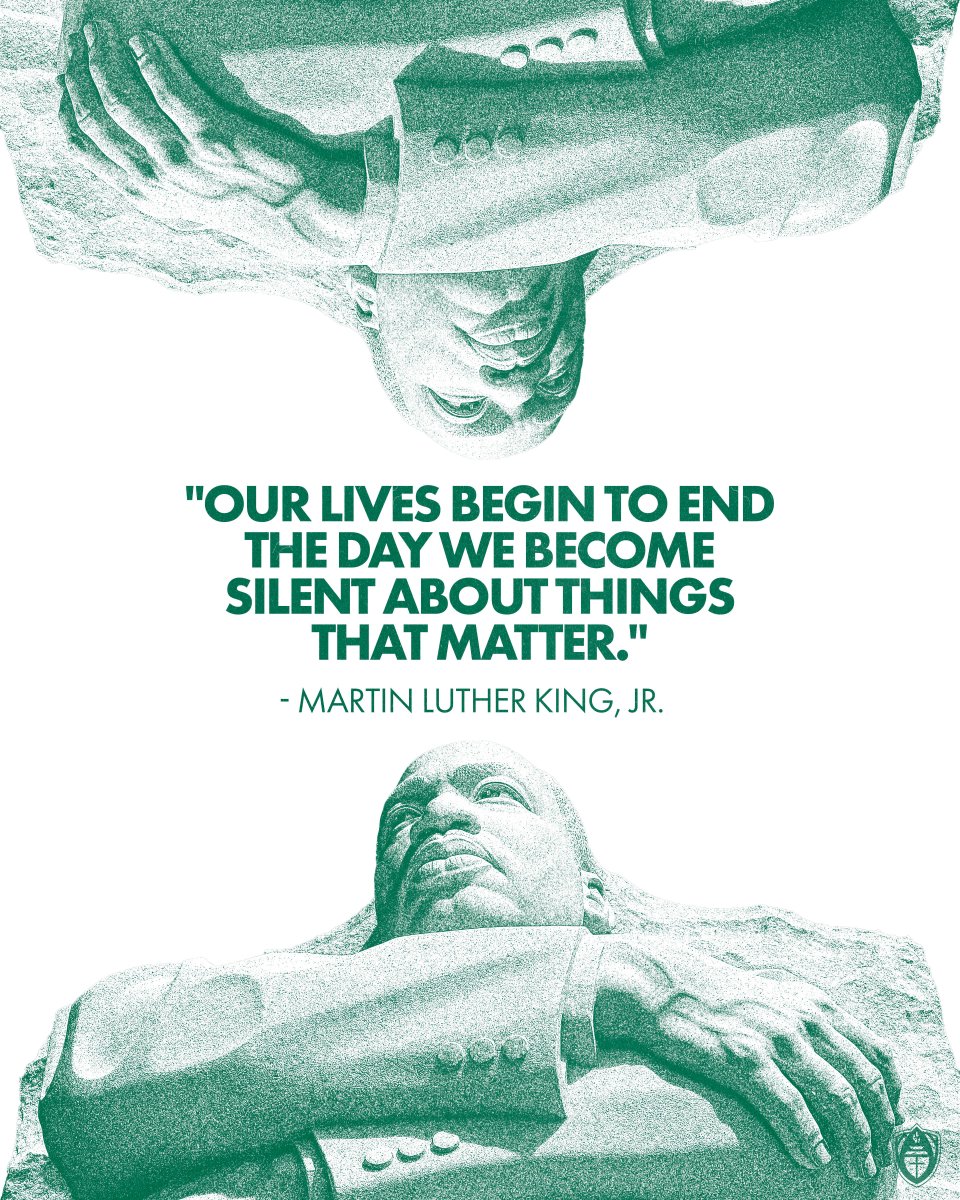 Today, we honor the legacy of Dr. Martin Luther King, Jr. and his tireless pursuit of justice, equality, and peace. Let us remember his words and commit to standing for what matters, using our voices to make a difference in our communities and beyond.