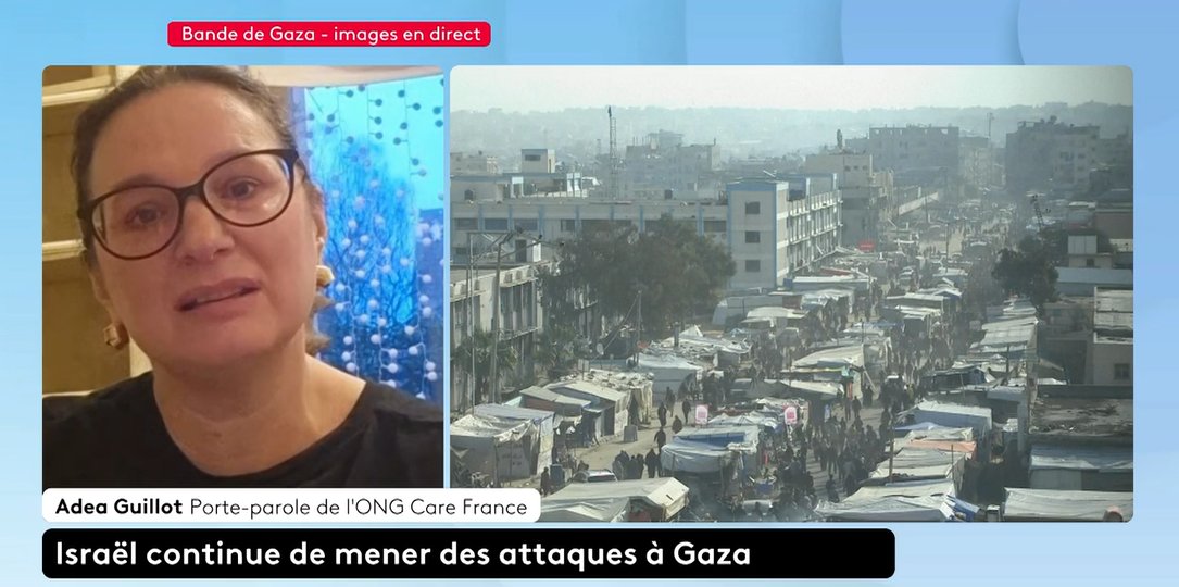 CARE France (@carefrance) on Twitter photo "La situation Ă #Gaza est sans prĂ©cĂ©dent. PrĂšs de 65% des infrastructures sont au sol. Le manque dâaccĂšs aux soins, le froid hivernal et les conditions de vie catastrophiques augmentent les risques pour la santĂ© des Gazaouis, en particulier les femmes." âŹïž
francetvinfo.fr/replay-jt/fran⊠"La situation Ă #Gaza est sans prĂ©cĂ©dent. PrĂšs de 65% des infrastructures sont au sol. Le manque dâaccĂšs aux soins, le froid hivernal et les conditions de vie catastrophiques augmentent les risques pour la santĂ© des Gazaouis, en particulier les femmes." âŹïž
francetvinfo.fr/replay-jt/franâŠ