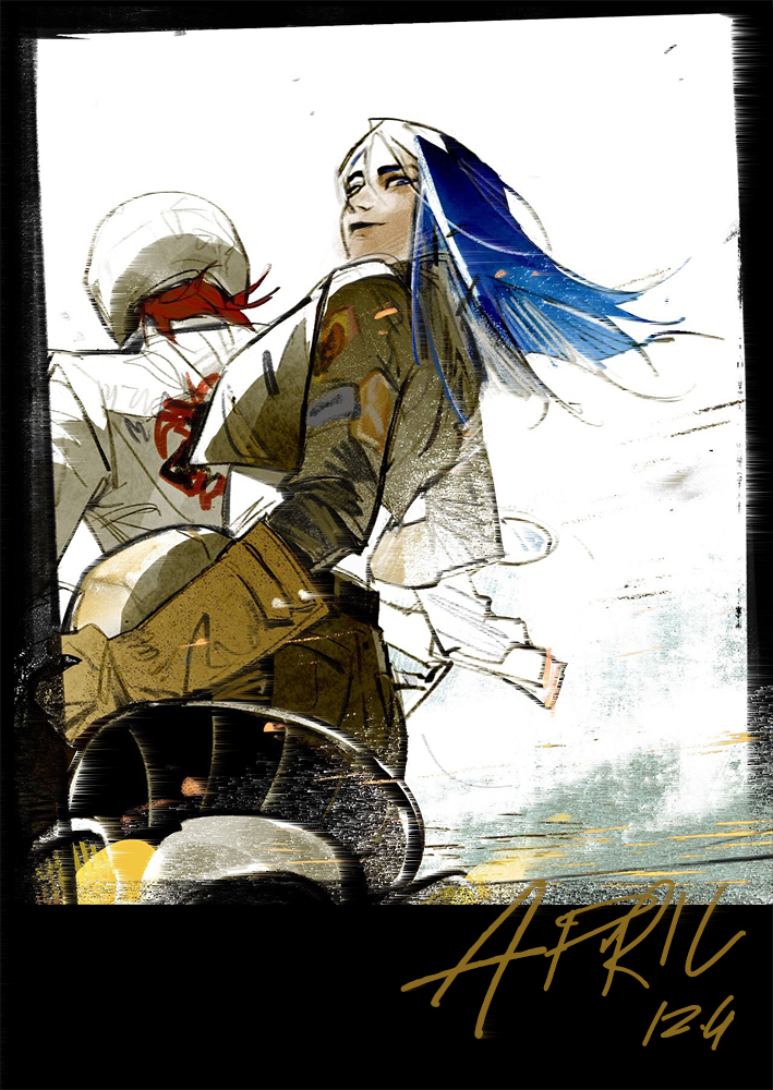 ParyerX's tweet image. That's why I said, "Come take a ride with me"
#Arcane #Caitvi #caitvifanart