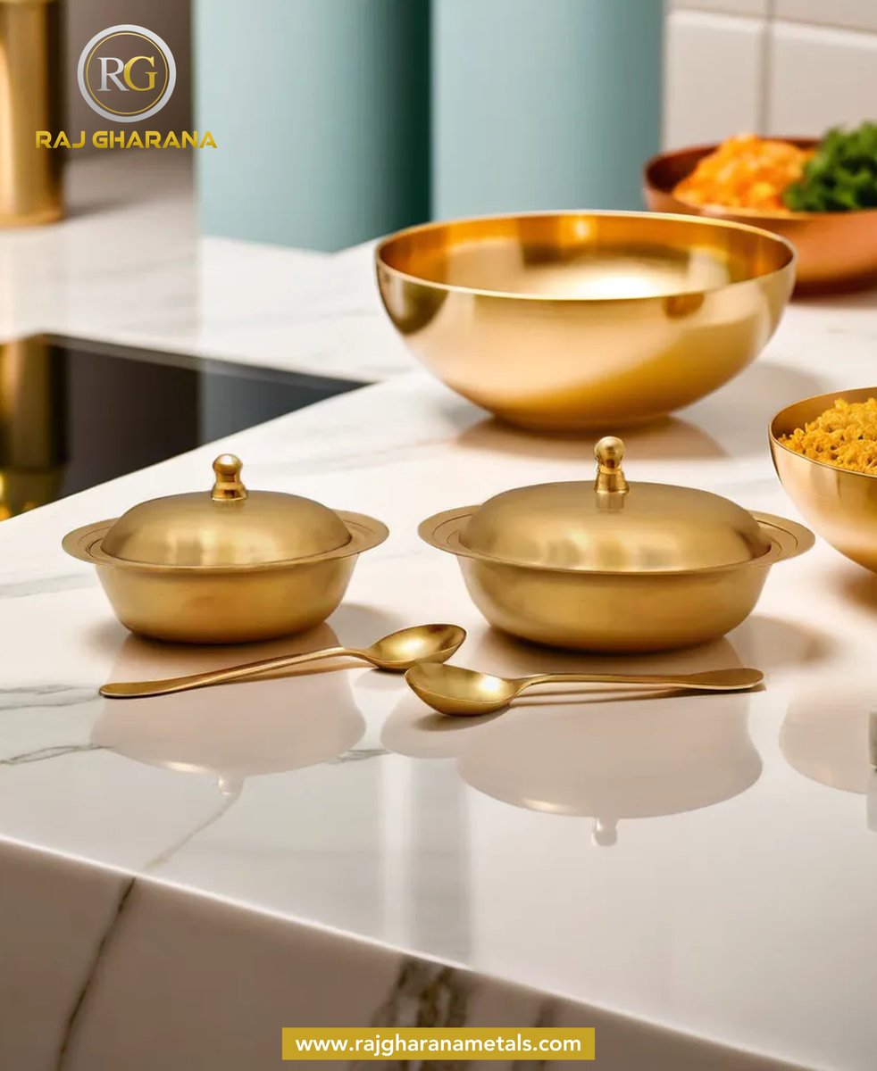 rajgharanametal's tweet image. Yeh ek attractive gift box mein aata hai taaki ye aapke kisi bhi avsar par gifting ke liye perfect ho.

Flat 10% off on First Order 😍
Get FREE Mystery gift worth Rs. 299 /- 😍 + Rs 250 off on Prepaid Order.

Order Now ✅
rajgharanametals.com/products/kansa…

🚚 Free Shipping

#kansautensils