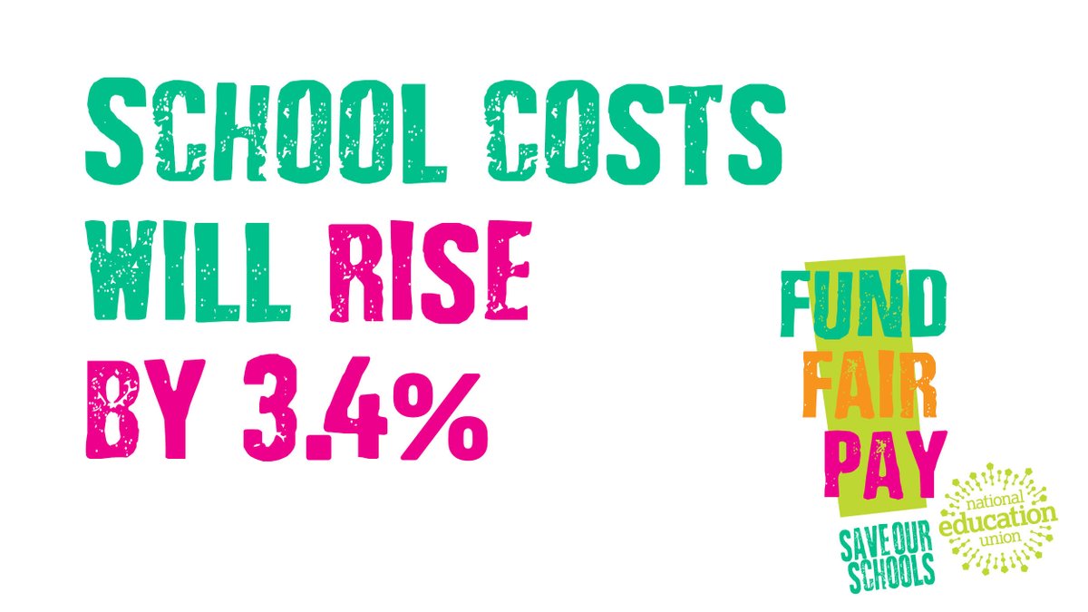 NEUnion's tweet photo. Rising costs + an unfunded teacher pay rise = a budget disaster for thousands of schools. Chancellor @RachelReevesMP must change course and invest in education now. 

Email your MP👉 https://t.co/F9bdyb9d0Y https://t.co/I9lGPjiXeB