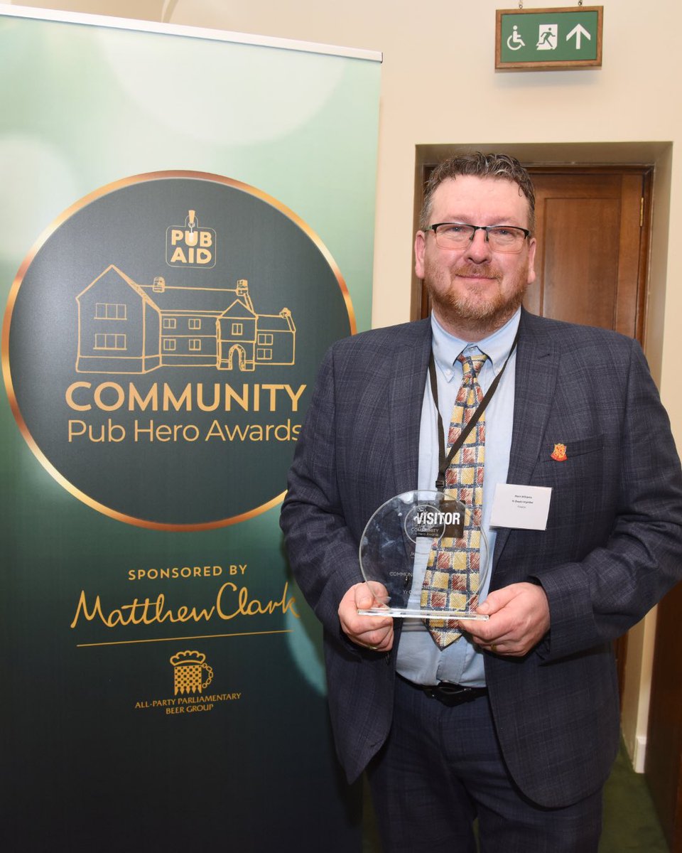 Pub Aid (@pubaid) on Twitter photo In 2024, Yr Owain Glyndwr pub in Wales, won the PubAid Community Support Hero Award.🏆
We’re looking for pubs that make a difference in the local community. Enter for free here:
pubaid.co.uk/community-pub-…
Tell a pub that deserves to win.
<a href="/MatthewClarkLtd/">Matthew Clark</a> <a href="/ToniaAntoniazzi/">Tonia Antoniazzi</a> In 2024, Yr Owain Glyndwr pub in Wales, won the PubAid Community Support Hero Award.🏆
We’re looking for pubs that make a difference in the local community. Enter for free here:
pubaid.co.uk/community-pub-…
Tell a pub that deserves to win.
<a href="/MatthewClarkLtd/">Matthew Clark</a> <a href="/ToniaAntoniazzi/">Tonia Antoniazzi</a>
