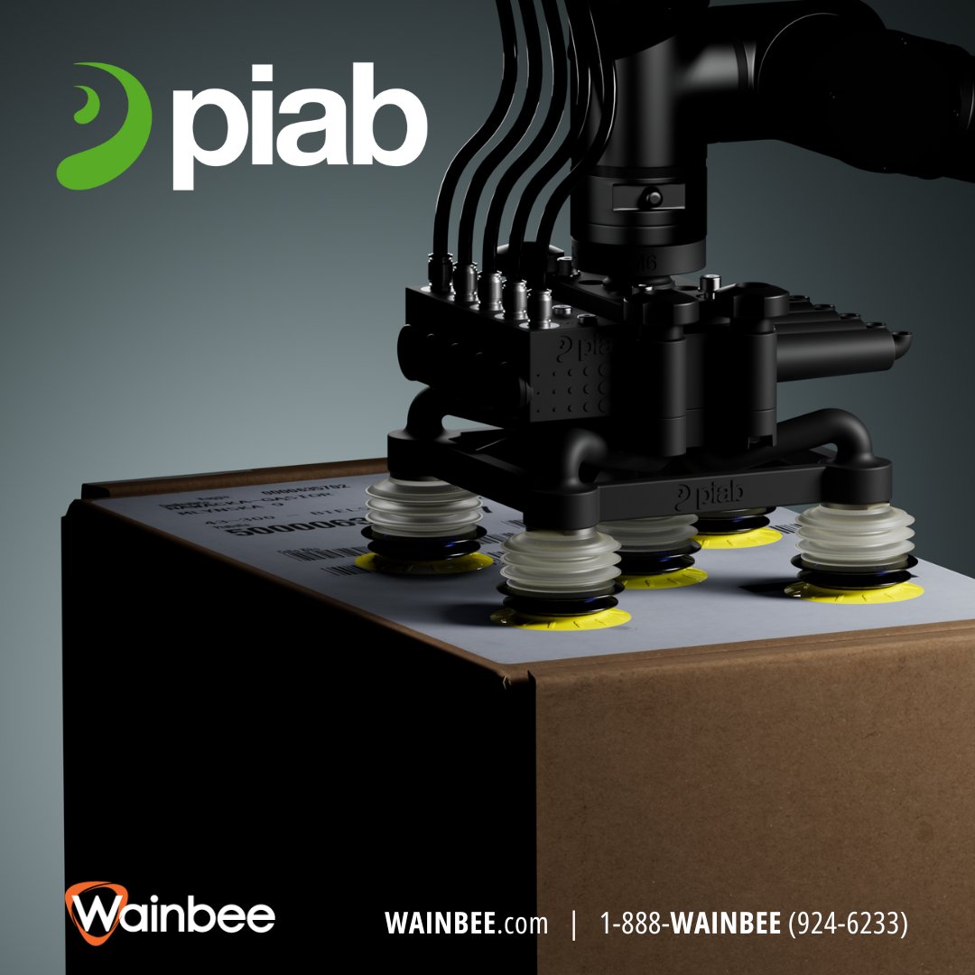 WainbeeLimited's tweet image. Piab&apos;s led automation for 70+ years in innovative gripping, lifting &amp;amp; moving solutions. Piab est un leader de l’automatisation depuis plus de 70 ans, offrant des solutions innovantes de préhension, de levage et de déplacement 1-888-WAINBEE | WAINBEE.com #PIAB #Wainbee