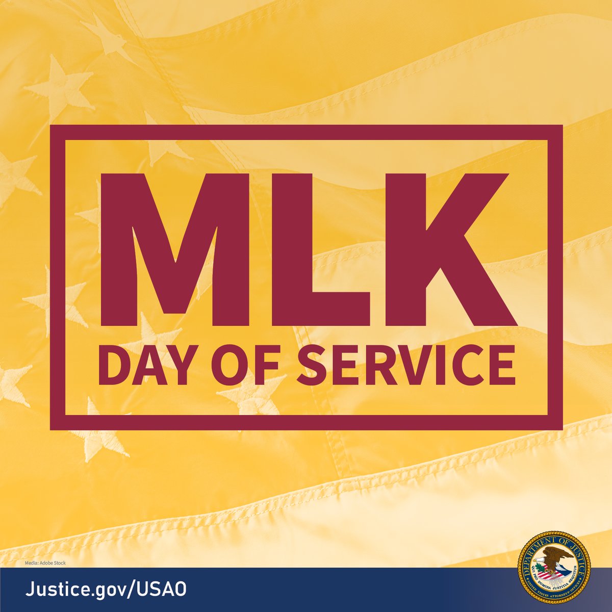 USAttorneys's tweet photo. Dr. Martin Luther King, Jr. devoted his life to advancing equality, social justice &amp; economic opportunity through service to others. 

"Everyone can be great because everybody can serve."-Martin Luther King, Jr.

For more information &amp; resources💻: https://t.co/ZS75NV6wxc https://t.co/CrFJAZlL7K