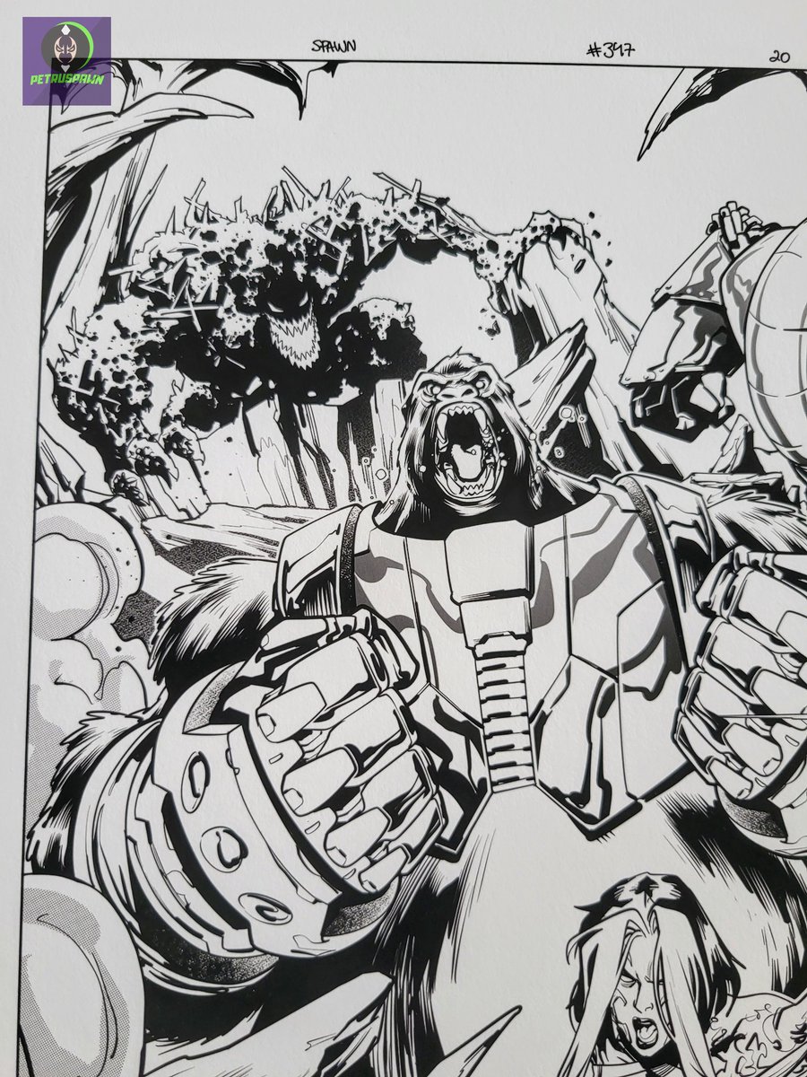 I always love those pages with several characters especially villains! So I couldn't let go that page of Spawn #347 with the Heap, Cy-gor and overtkill 😎

Zé added a killer sketch at the bottom 🤩

✅Art by <a href="/Ze_Carlos_art/">ZeCarlos_ComicArtist</a>
✅Crafted by <a href="/Chiaroscuro_Ofc/">Chiaroscuro Studios</a>

#spawn #spawncomics