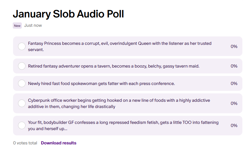 sicstories's tweet photo. My patrons can vote on the next audio project I'll do! https://t.co/sg8c7NOTtn
