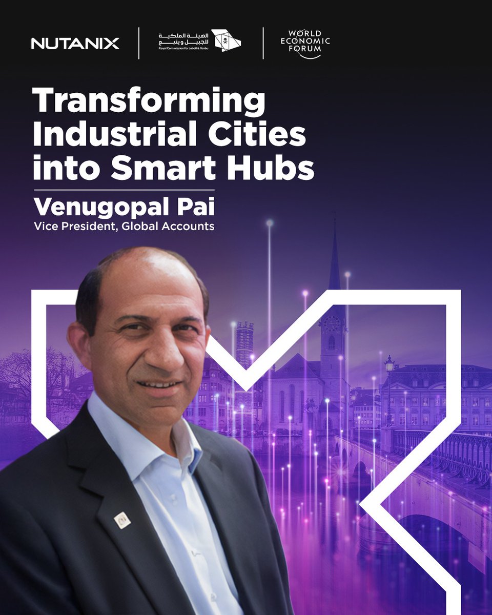 Honored to join the Royal Commission for Jubail and Yanbu at #WEF25 in Davos! Excited to share insights and showcase RCJY’s achievements in sustainable urban development with Nutanix Cloud Platform. Together, driving growth and environmental stewardship in Saudi Arabia! <a href="/RCJY1/">الهيئة الملكية للجبيل وينبع</a>
