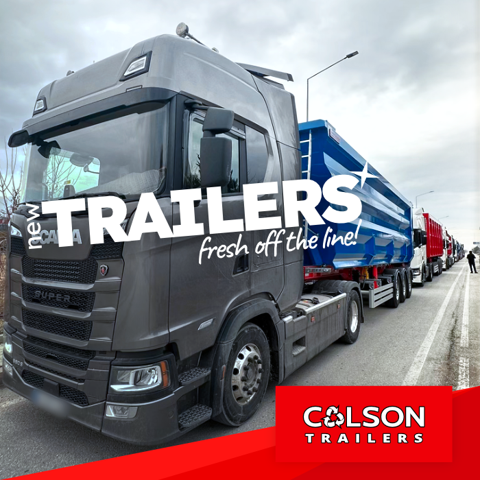ColsonTrailers's tweet photo. Convoy’s rollin’ in🚛💨

Breaker one-nine, truckers! We’ve got shiny new trailer #convoy ready to hit the blacktop🛣️

Check out our 80yd³ Scrapbox, 75yd³ Scraplite, &amp; Low Loader lineup - gear down &amp; swing by while stocks last...

☎️ 01773 424 210   
📩 info@colsontrailers.co.uk https://t.co/K0SkWfuCRy