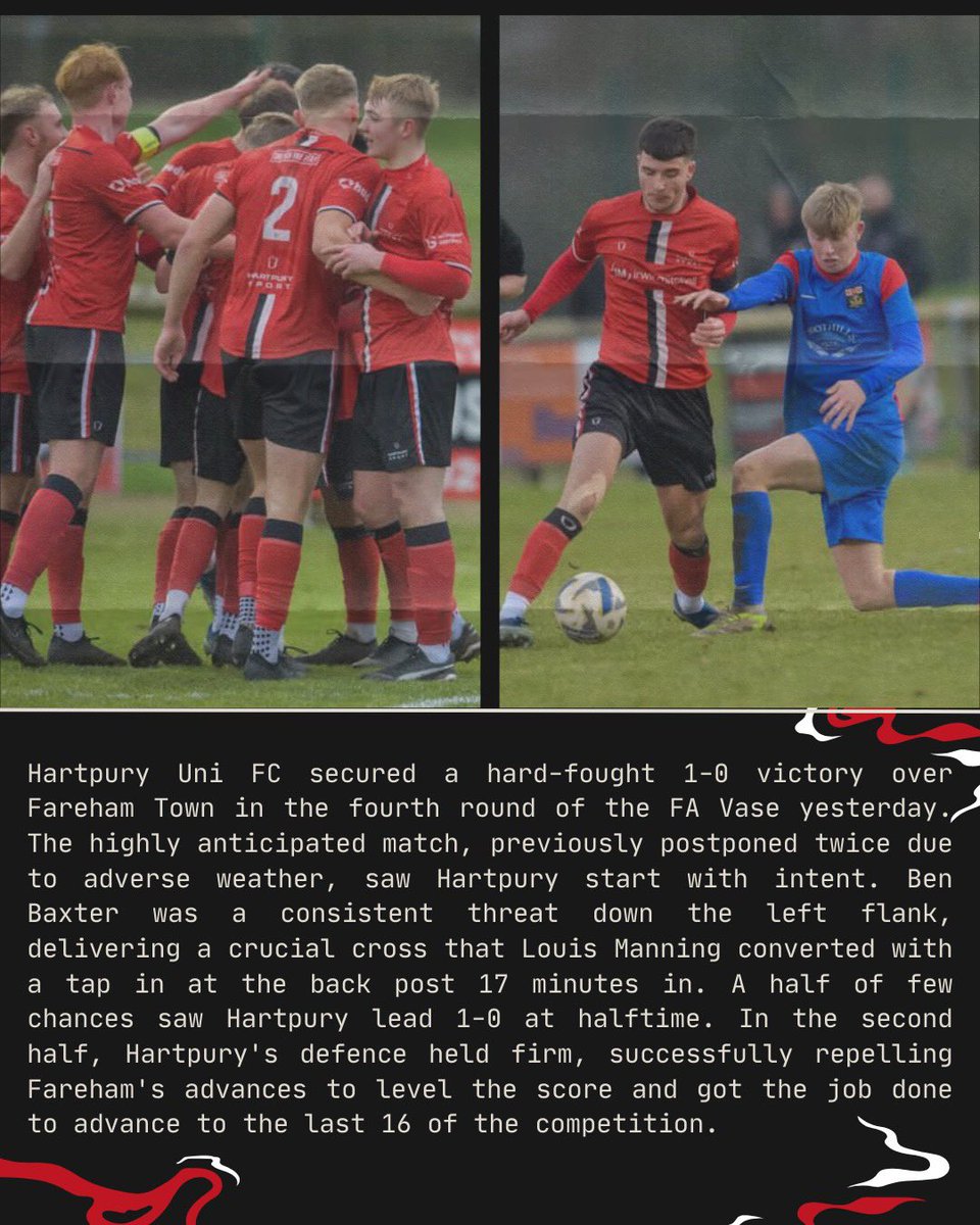 hartpuryfootbal's tweet image. Massive day yesterday for @HartpuryUniFC 💪 

Into the last 16 and the dream of a final at Wembley Stadium getting closer💭

Well done lads!👏

 📸@hfcchesh