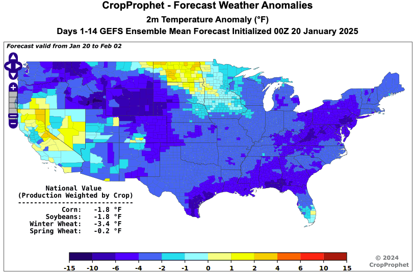 CropProphet's tweet photo. The Mississippi River at St. Louis is at a dangerously low gage height of -3.53 ft. With the 14-day wx fcst showing extreme cold, levels could drop further, posing challenges for grain transport.
#oatt #agwx #MSRiver #GrainTransport https://t.co/GQBBeWxprb