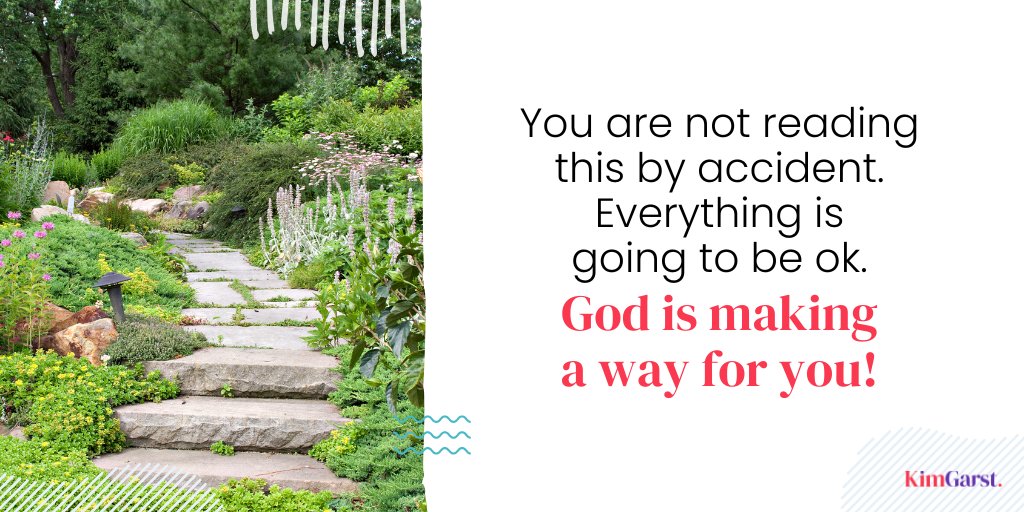 You are not reading this by accident.

Everything is going to be okay.

God is making a way for you!