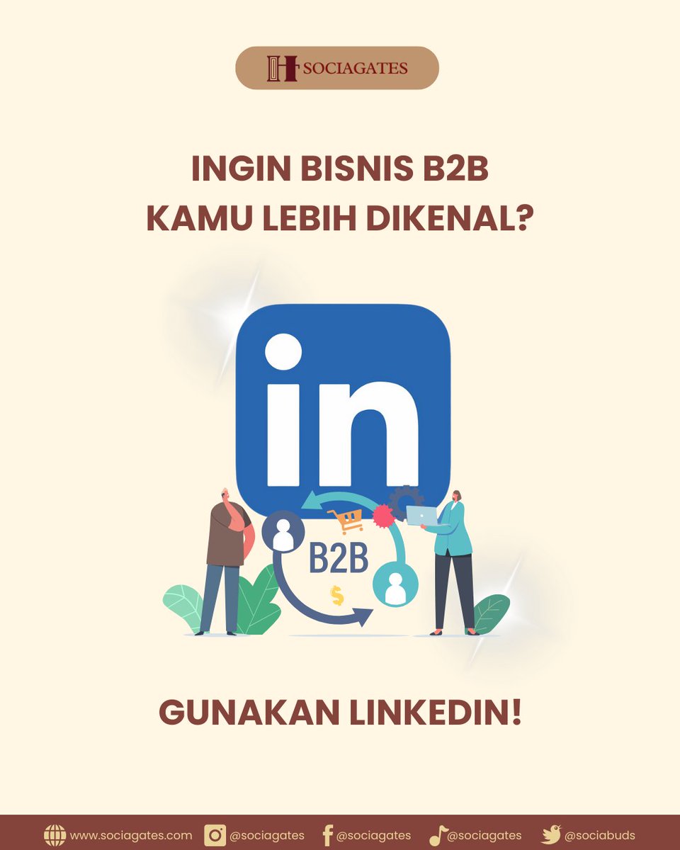 SociaBuds's tweet photo. Ambil aksi sekarang dan maksimalkan potensi LinkedIn untuk bisnis Anda.

Dapatkan informasi lebih lengkap serta konsultasi gratis melalui website kami di https://t.co/1LquJbcjeE

#sociagates #linkedin #b2b #marketingdigital #tips #b2bmarketing #b2bsales https://t.co/njD6tpLhet