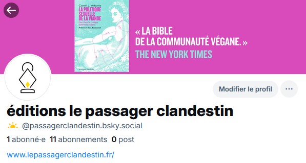 éditions le passager clandestin tweet media