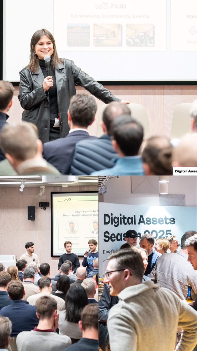 120 TradFi &amp; DeFi leaders met in Zurich. The tl;dr

Stablecoins &amp; collateral are key; 
bullish on public blockchain; 
cautious on crypto in portfolios; 
2024 Overton shift - digital asset strategies needed;
blockchain upgrades legacy finance.