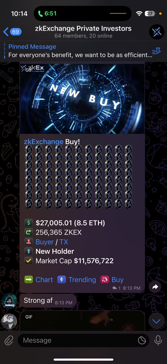 CryptoBullGreg's tweet image. $ZKEX chart acting like nothing happened.✍️

Send @zkExchangeApp to 100m MC with haste for a 10x

🚀 🌖 UP ONLY