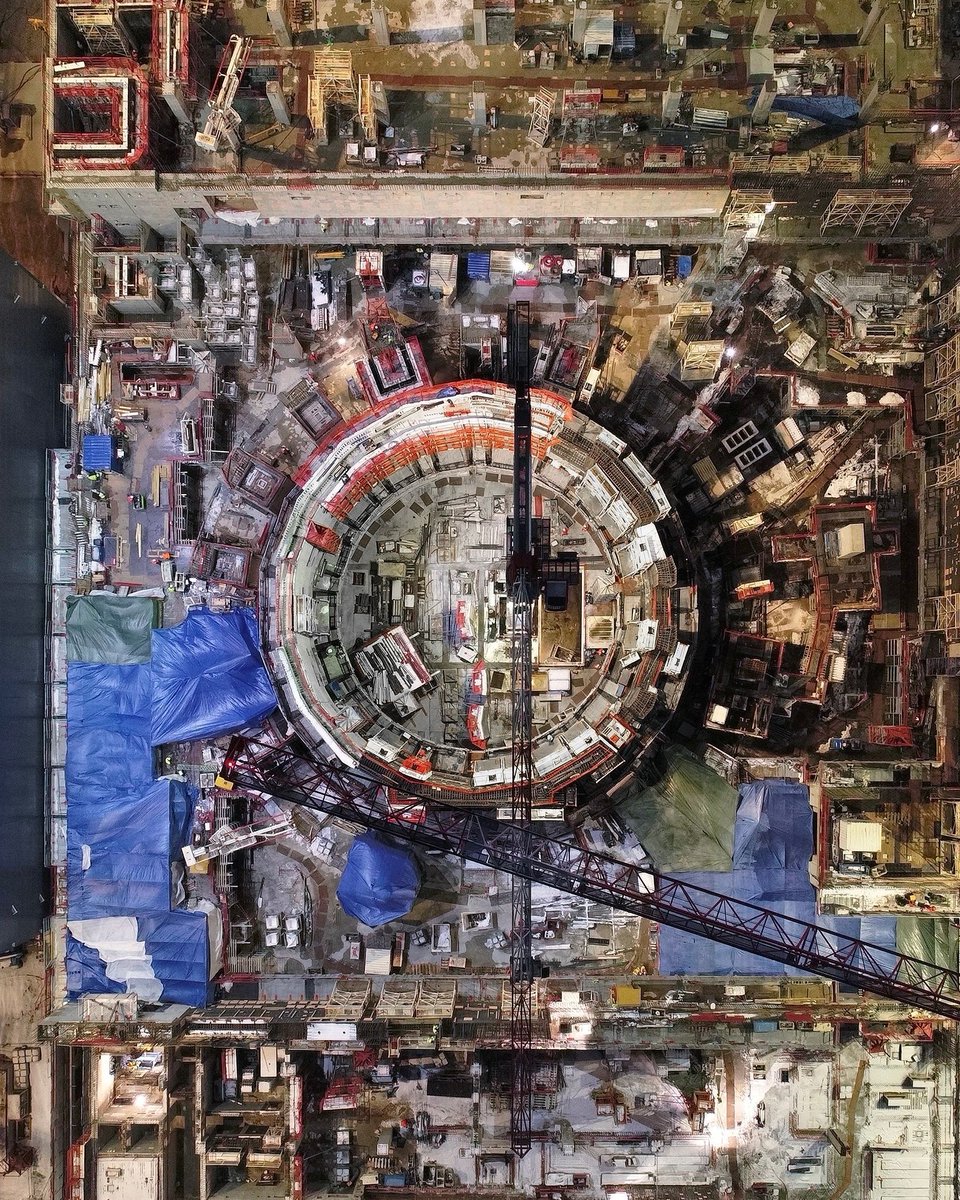 The ultimate construction project. Teams from 35 nations are coming together <a href="/iterorg/">ITER</a> to build the largest nuclear fusion reactor ever conceived, a machine that could quite literally change the world 👉 bit.ly/3Bos5fC