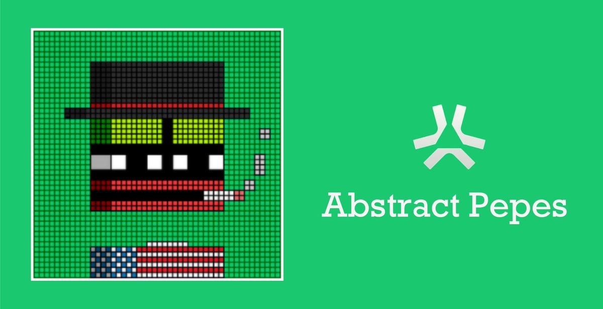 Good morning America 🐸🇺🇲

what a time to be alive !  

Community Giveaway # 4/5
[GTD WL x 15 Spots]

To enter:
✅️ Follow <a href="/Abstract_Pepes/">Abstract Pepes ✳️</a> &amp; <a href="/gmhunterart/">Hun</a> 
✅️ Like + RT
✅️ 24 hrs

Building NFT Culture on <a href="/AbstractChain/">Abstract</a> ✳️