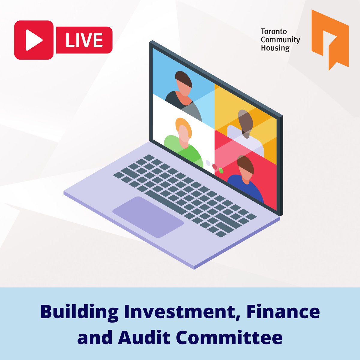 Toronto Community Housing (@tohousing) on Twitter photo Reminder: You can watch this morning's meeting of the #TCHC Building Investment, Finance and Audit Committee live on YouTube: bit.ly/3Wo1hUE Reminder: You can watch this morning's meeting of the #TCHC Building Investment, Finance and Audit Committee live on YouTube: bit.ly/3Wo1hUE