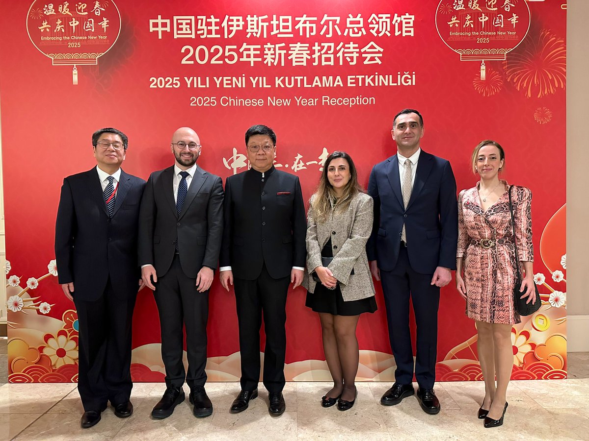 It’s been a pleasure to participate in the Chinese New Year Reception hosted by <a href="/chinaconsulist/">Çin İstanbul Başkonsolosluğu Sözcüsü中国驻伊斯坦布尔总领馆发言人</a> 🇨🇳
Happy Lunar New Year🐍