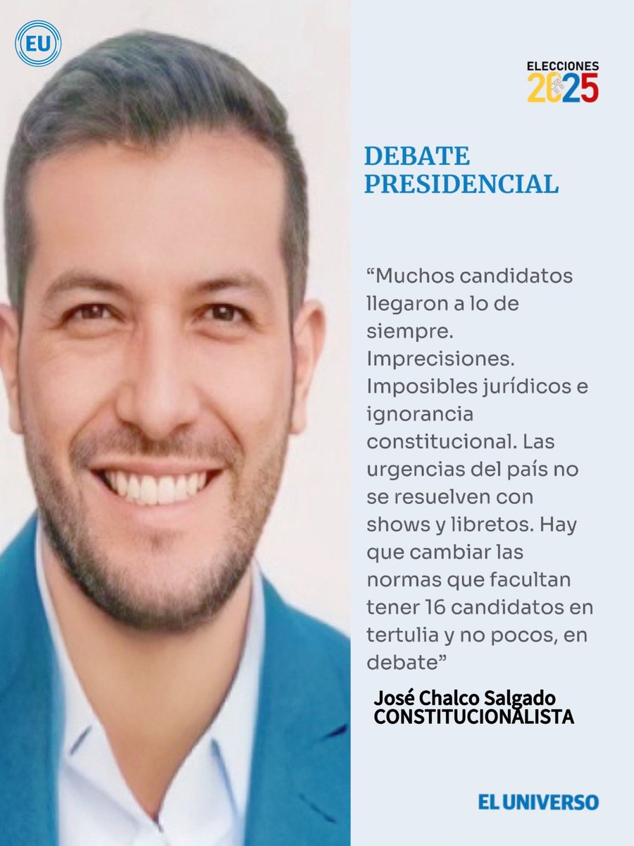 jchalco's tweet photo. #DebatePresidencial | El país debe reformar su sistema y tener candidatos pulcros y pocos. No muchos e inservibles🙈 cómplices de impedir un debate serio💡 https://t.co/Y01obOMa2R