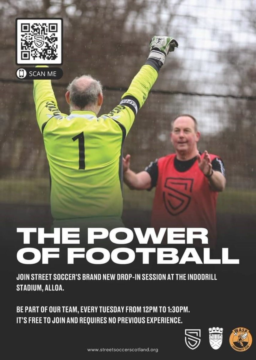 waspcfc's tweet photo. The ⚽️ ahead 

@streetsoccerSCO Tuesday 12pm

@CoalfieldsRegen Friday 5-6:30 https://t.co/KMlJrAbjoV