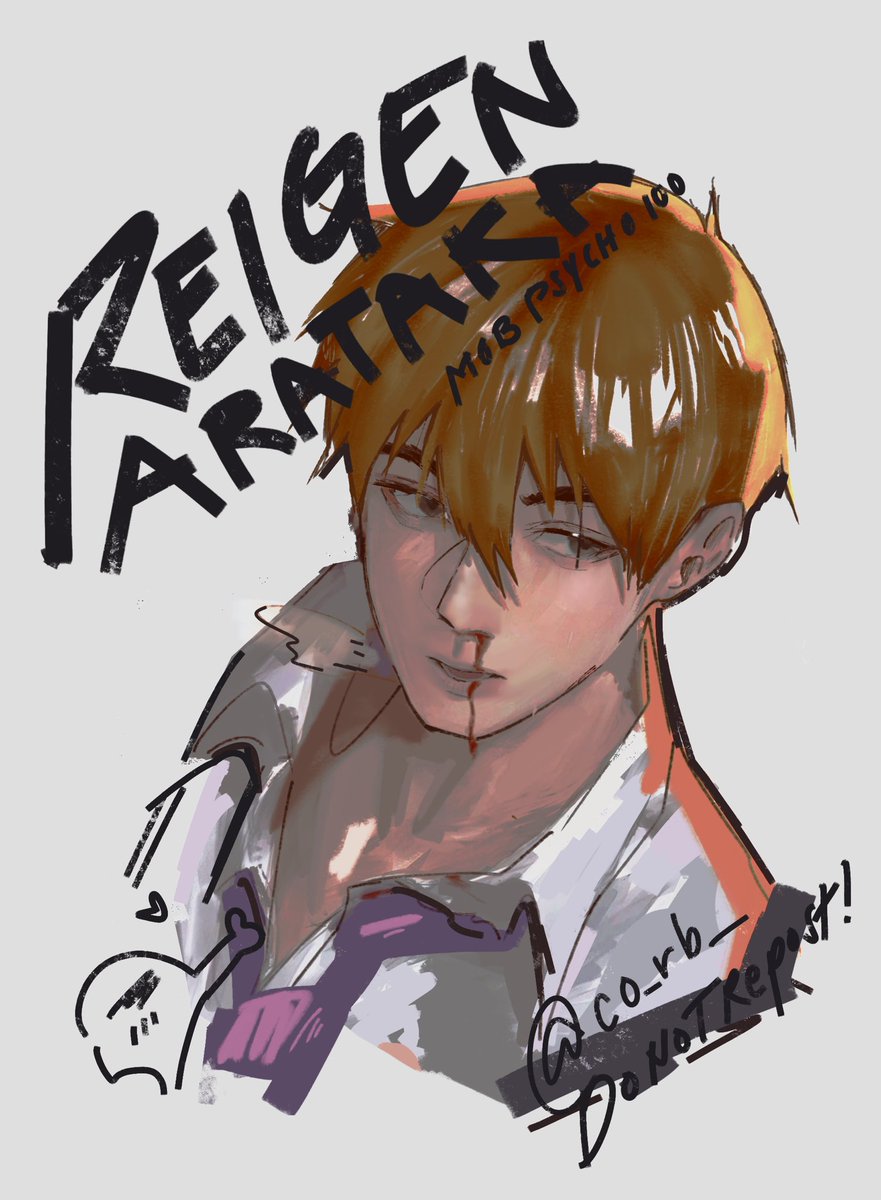 co_rb_'s tweet image. nosebleed practice on loser
#reigenarataka
#mobpsycho100
